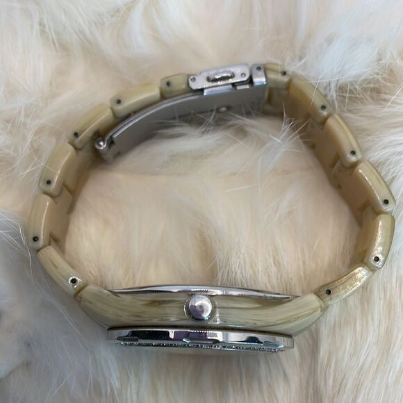 Relic Blonde Tortoise Shell Watch with Crystal Rim - Picture 11 of 14